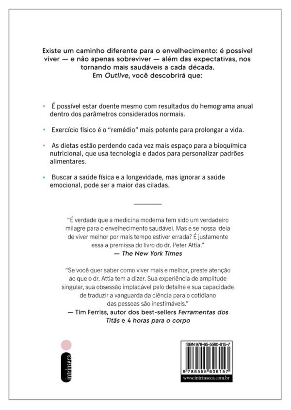 Outlive: A arte e a ciência de viver mais e melhor - Imagem 3